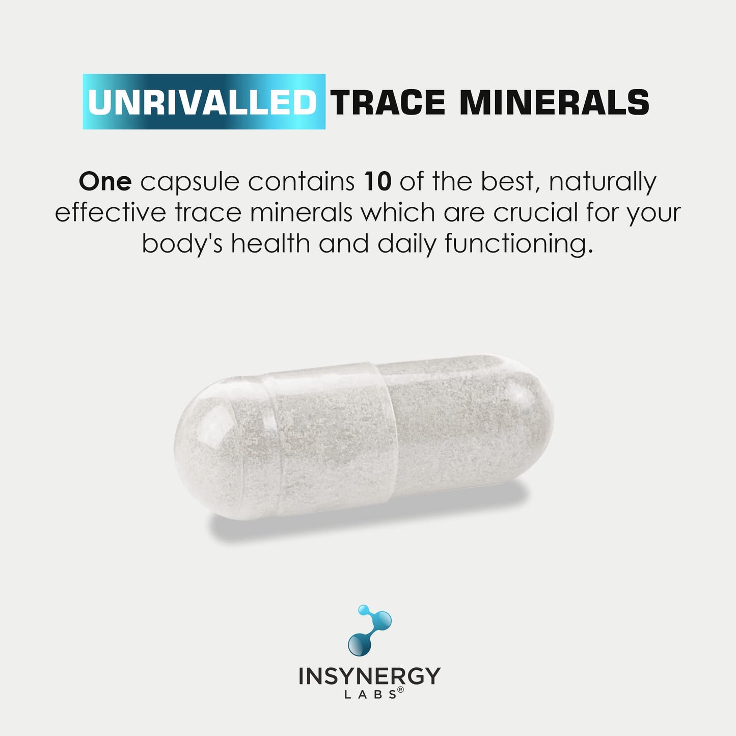 Insynergy Labs Ultra Premium Trace Minerals Complex | The UK’s No1 Minerals Supplements | 90 Multimineral Tablets Supplement | Zinc + Iodine + Selenium + Boron + Potassium + Copper