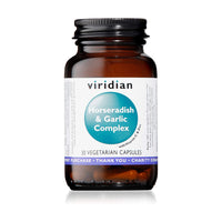 Viridian Horseradish & Garlic Complex - Vitamin C & Zinc - 30 Vegicaps