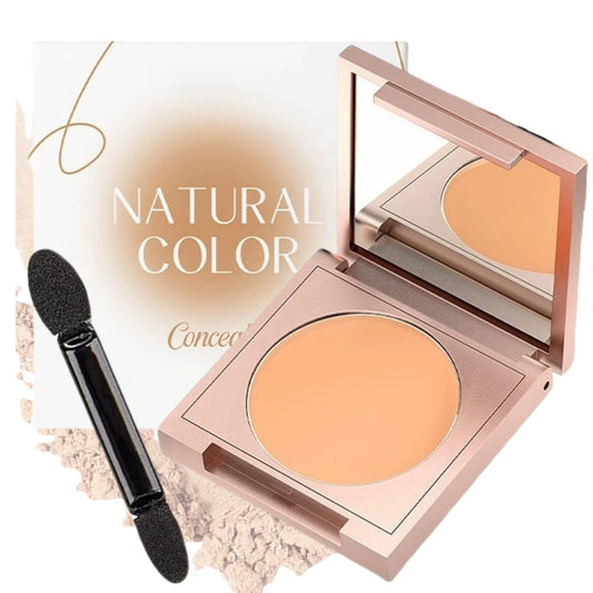 OuXing Colour under Eye Corrector Cream,Colored CC Undereye Corrector,Color Corrector Makeup with Brush,under Eye Brightener,Concealer Full Coverage,under Eye Concealer Full Coverage,Natural Colour