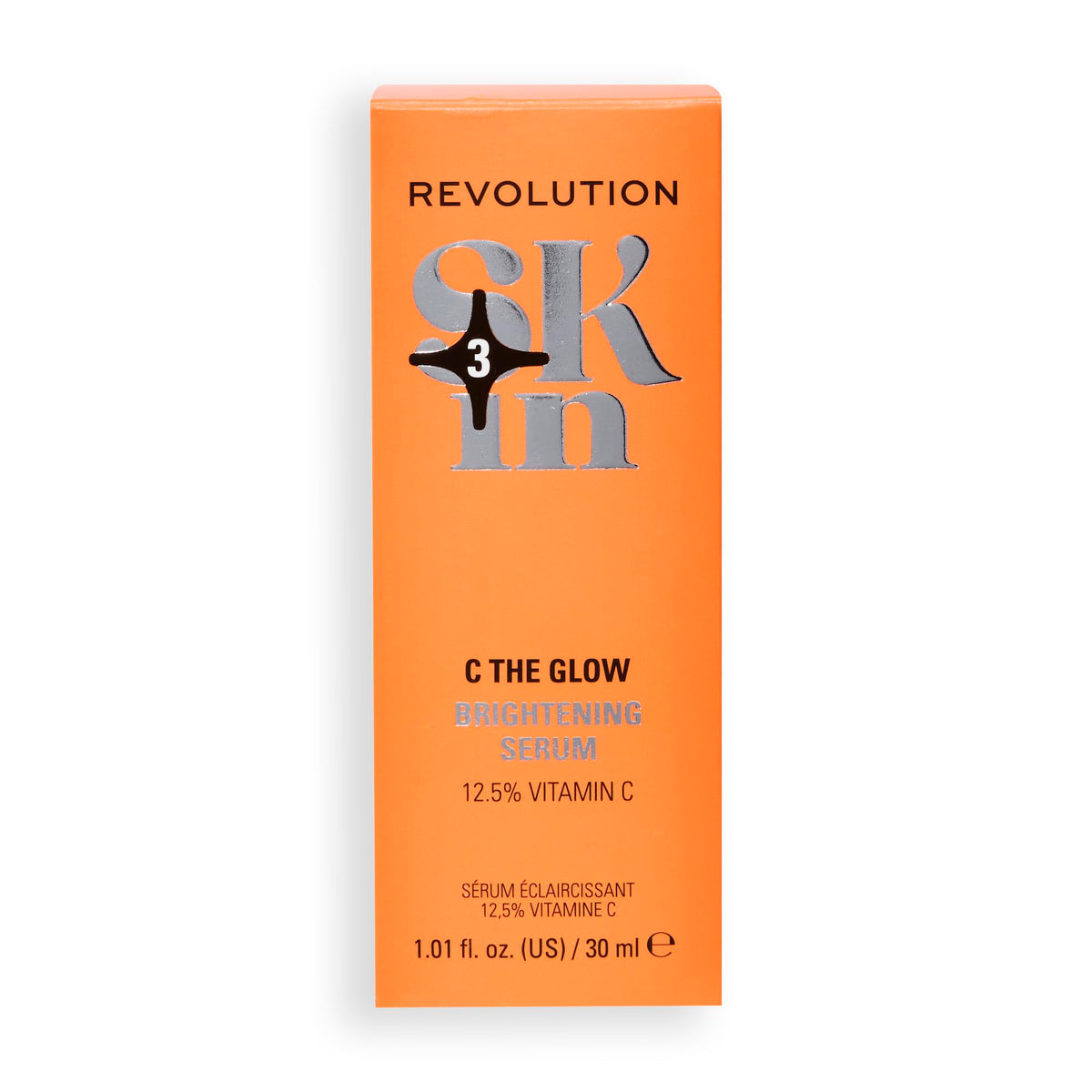 Revolution Skincare London Revolution Skin, C The Glow 12.5% Vitamin C Brightening Serum, Face Serum, Boosts Radiance, Hydrating Formula, Vegan & Creulty-Free, 30ml