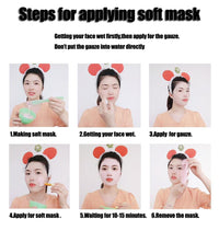 100 Pcs Gauze Mask Pre Cut Cotton Gauze Face Covers Soft Breathable Facial Pads for DIY Skincare Spa Beauty Salon Women Girls Home Use 12 x 10 inch