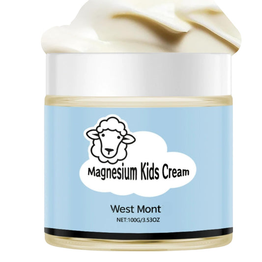 IZBEAUVO Magnesium Lotion for Kids,Magnesium Cream for Sleep,Baby Bedtime Lotion,100% Natural Organic Kids' Body Cream Promotes Deep Sleep | Hypoallergenic & Vegan