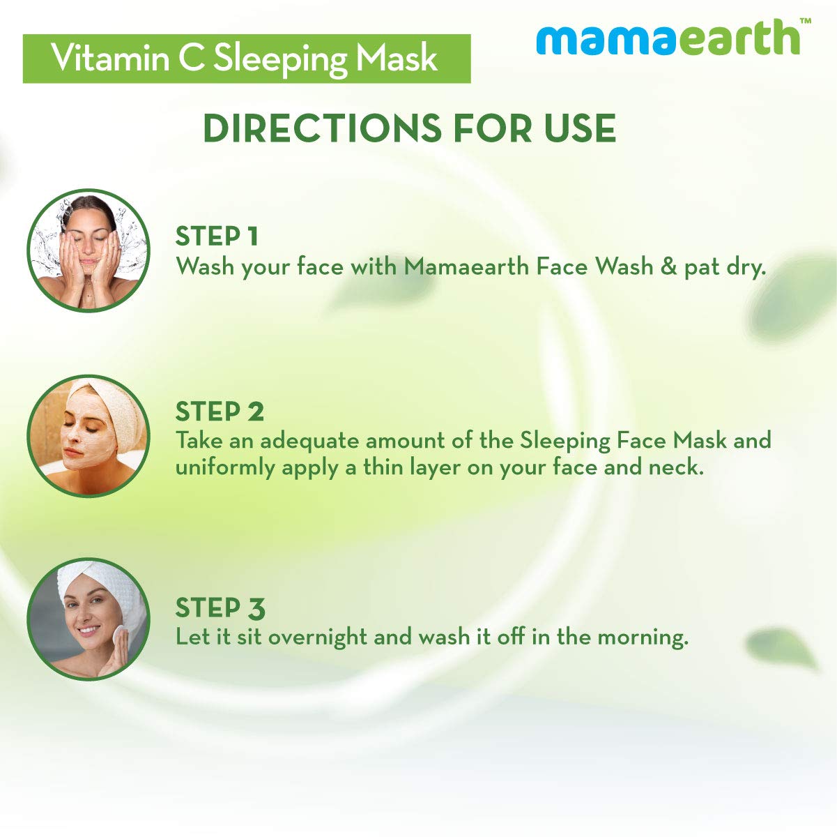 MAMAEARTH Mamaearth Vitamin C Sleeping Mask, Night Cream For Women, for Skin Illumination - 100 g