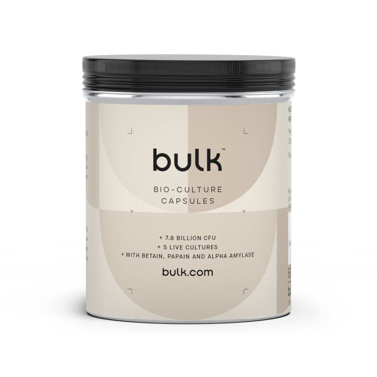 Bulk Complete Bio-Culture, Probiotic Capsules, Pack of 60, Packaging May Vary