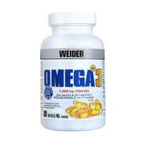 Weider Omega 3. 90 Capsules. EPA and DHA. Enriched with Vitamin E