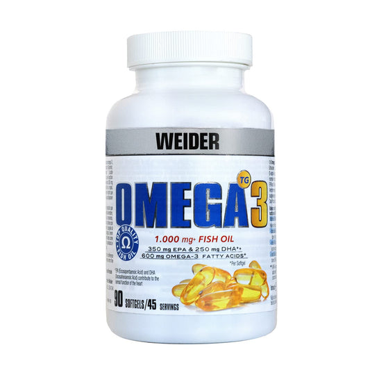 Weider Omega 3. 90 Capsules. EPA and DHA. Enriched with Vitamin E