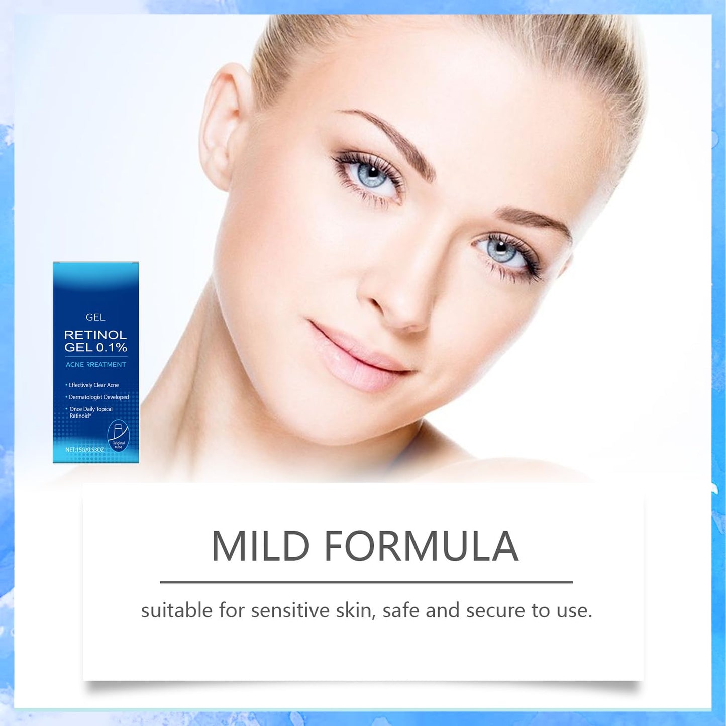 Retinol Gel,Retinol Acne Treatment Gel & Skin Soothing Cream,Retinol Moisturizer Cream,Spot Cre/am for Acne,Anti Acne G/el、