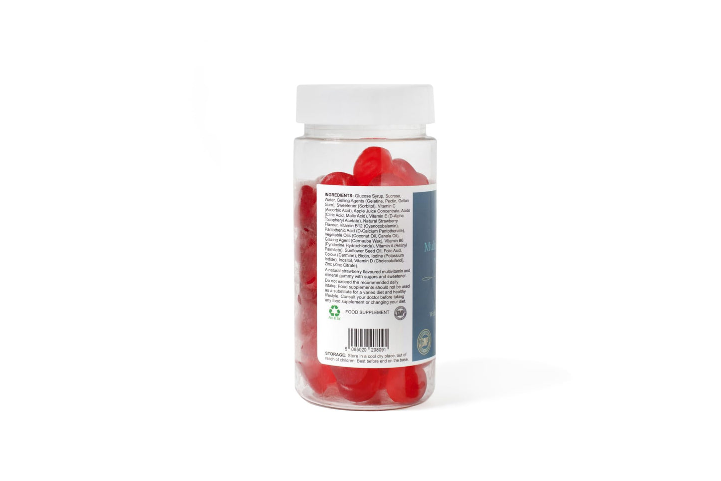 AwaikenU Multivitamin Gummies for Adults- Strawberry Flavour- 60 Gummies- Essential Vitamins and Minerals-