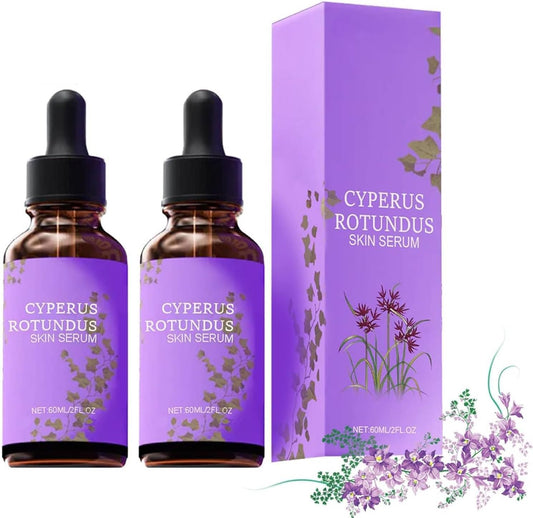 DEJIN Cyberglow Hair Removal, 2pc Cyperus Rotundus Skin Serum, Natural Cyberglow Oil, Gentle Moisturizing & Soothing All Skin