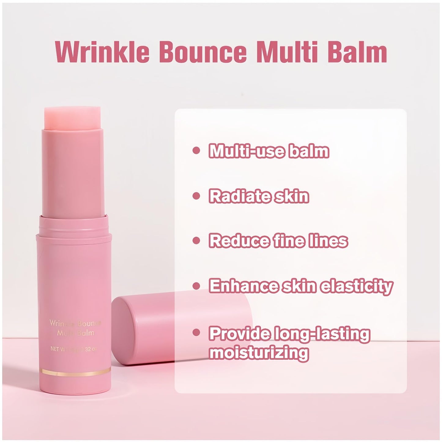 CiLiHai Deep Wrinkle Filler Collagen Stick for Face & Lips,Multi-Action Anti-Aging Balm Stick with Hydrating Collagen Wand,Firming Treatment Stic/k for Fine Lines Reduction,Portable Coll/agen Boosting St/ick