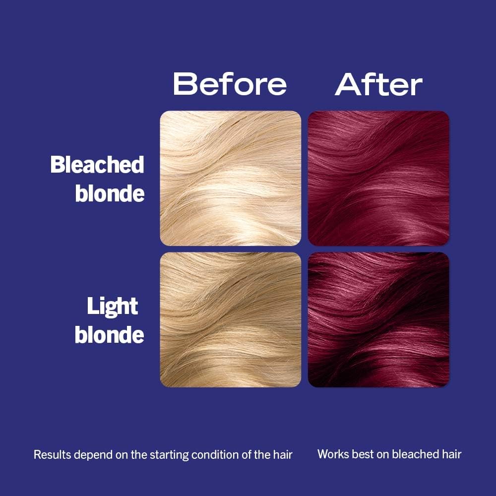 Schwarzkopf LIVE Intense Colour, Long Lasting Permanent Purple Hair Dye, With Built-In Vibrancy Serum, Up To 50% Grey Coverage, Pure Purple 086