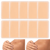 Guegine 10 PCS Tato Cover up Patch,Ultra Thin Patch for Scar and Birthmarks,Scar Cover Stickers,Invisible Body Sticker for Scars,Invisible Waterproof Skin Tone Concealer Sticker,Covering Scars and Birthmarks