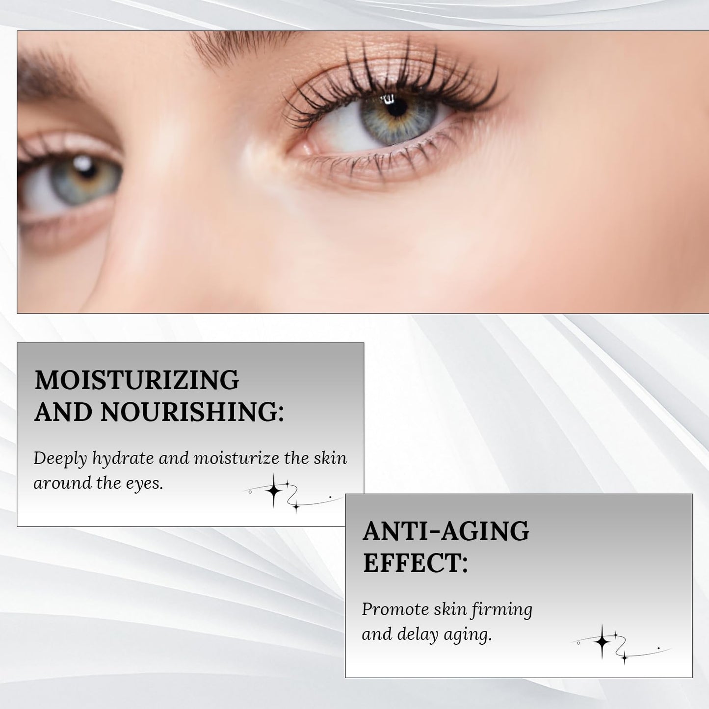 Generic Temporary Eye Tightener With Brush | Perfection Eye Tightener, EyeTightening Cream Instant, Instant EyeTightener Face Tightening Smoothing, Reduces Fine Lines Wrinkles(2PC)
