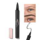 HERBINSOLS Microblading Eyebrow Pen - Natural Brow Pen - Easy To Color, Long Lasting, Quick Drying Eyebrow Tint Pencil - Waterproof, Smudge-Proof & Transfer-Proof Brow Pencil (03# Slate Brown)