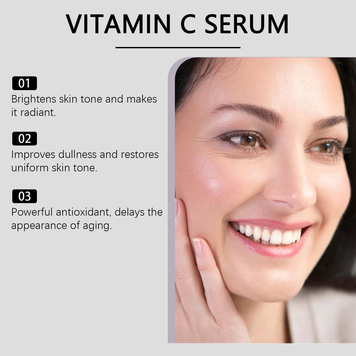 Xunzhi Vitamin C Serum,Anti Aging and Wrinkle Facial Serum,Anti Aging Vit C S/erum,Vitamin C Face S/erum,Brightening Se/rum,Collagen Boosting and Skin Brightening Facial Se/rum,Moisturiser Face Women,50ml