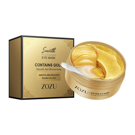 GUOUURR 24K Gold Collagen Eye Patches for Puffy Eyes & Dark Circles Treatment - 30 pairs Hydrating Anti-Aging Skincare Masks, Revitalizing Brightening Under Eye Care