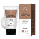IZBEAUVO Self Tanner Tanning Lotion for Body Glow, Tanning Moisturiser for Face, Tanning Lotion for Deep Hydration, Tinted Tan Moisturiser for Natural Tan, DHA Formula for Instant Glow and Radiance