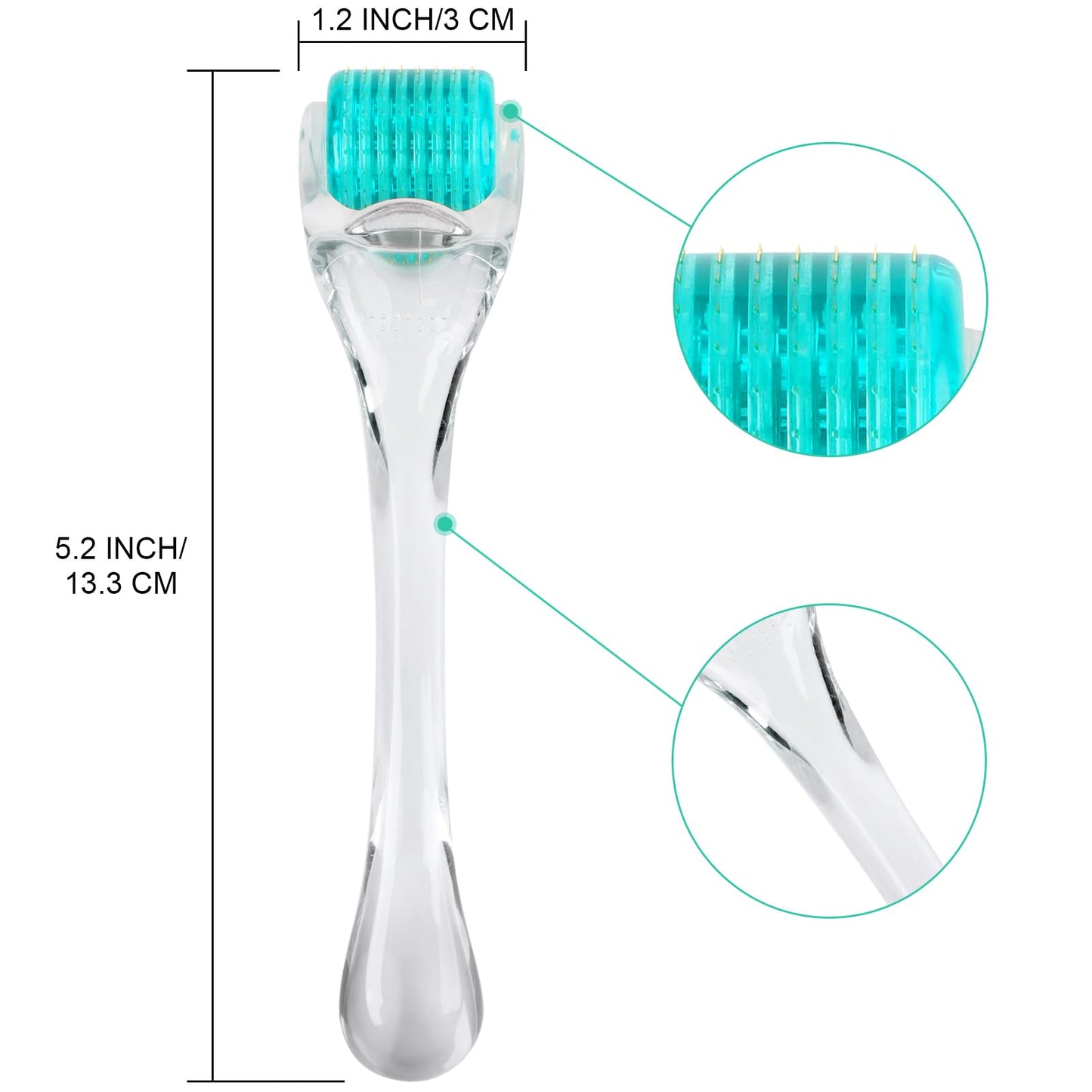 Best Derma Roller 192 Needles Master Micro Needle System Skin Anti-Ageing Acne Stretch Marks Cellulite Skin Reduce Hair loss … (192-1.0mm)