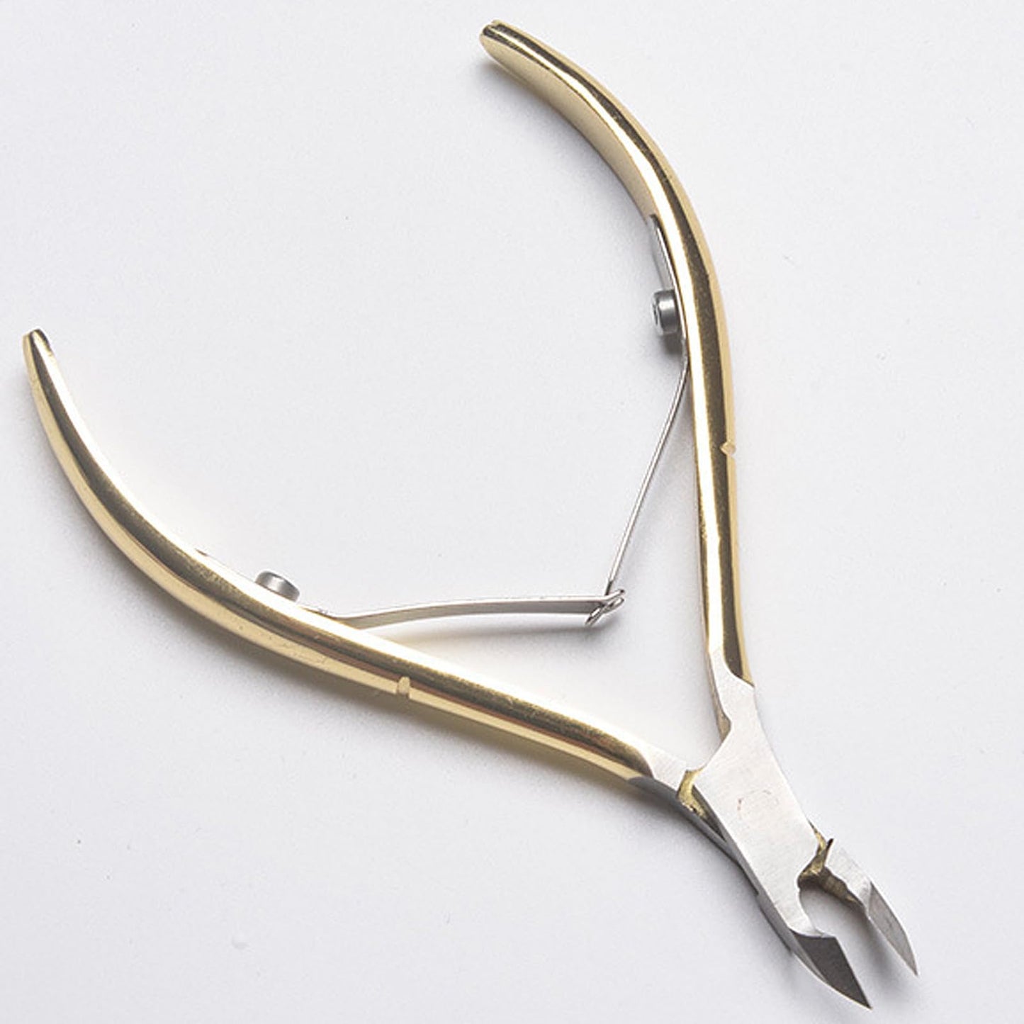 Professional Gold-Plated Carbon Steel cuticles Pliers, cuticles Pliers, Professional cuticles Cutter, Stainless Steel cuticles Scissors, Double Spring, 6mm Jaws for Dead Skin and cuticles Pliers