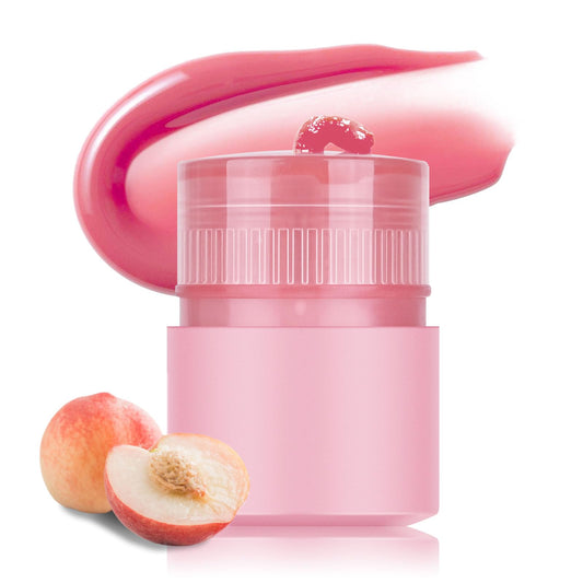 KYDA Lip Balm Tint, Moisturizing, Plumping Lip Butter Balm Lip Mask, Hydrating Lip Sleep Mask for Hydration & Shine with Fruit Essence-04 Peach