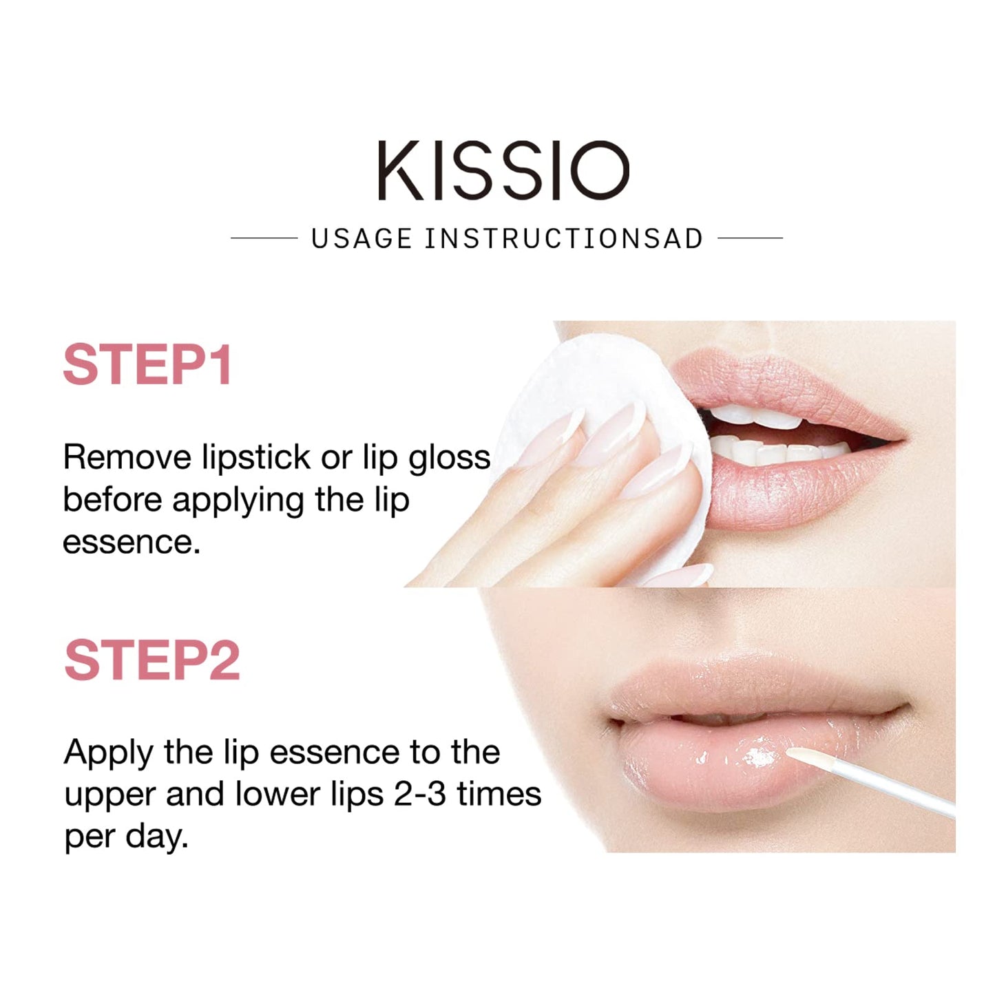 Generic KISSIO Lip Plumper,Natural Lip Plumper, lip plumper for day use,Lip Plumper Gloss Make Lips Fuller and Moisturizing 5.5ml