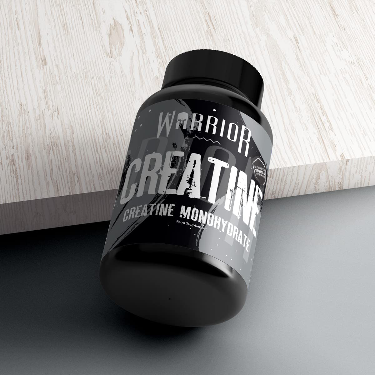 Warrior Creatine Monohydrate Tablets – 3000mg Per Serving – Supplement for Performance – Supports Muscle Growth – Unflavoured – Suitable for Men & Women – Vegan & Vegetarian Friendly (180 Capsules)