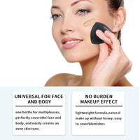 GMHLLES All-Over Complexion Perfector Creme Body Coverage Perfector,80g Waterproof and Smudge-Proof Body Coverage Perfector with Powder Puff for Mature Skin & Leg Cover-Up