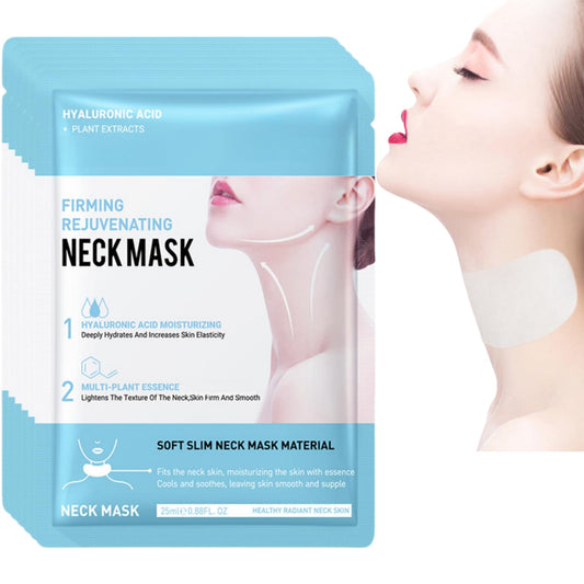 6PCS Firming Rejuvenating Neck Mask,Wrinkle Patches,Neck Mask for Tightening Firming,Forehead Wrin/kles Treatment,Ne/ck Tightening Mas/k with Hyaluronic Acid,Sheet Nec/k Ma/sks for Wrinkl/es