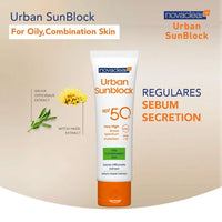 Novaclear SPF 50+ Face Cream for Oily Skin Cream with SPF Sunburn Cream 40 ml Anti-UVA UVB IR Rays High Sun Protection by Equalan Pharma