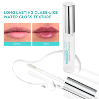 Lumiter 2PCS Spicule Lip Plumping Lip Gloss Clear, Lip Plumper Extreme, Hydrate & Volumize Lip Plumper, Plumping Lip Oil, Hyaluronic Acid & Peptides Visibly Smooth Lip Wrinkles