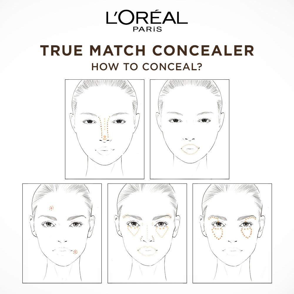 L'Oreal L'OREAL - Anti cernes - ACCORD PARFAIT - 6.8ml - 6D-W Miel Doré (BL)