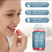 AlphaStateSciences **New**Advanced Collagen Gummies 2000mg - Promote Skin Elasticity, Hair Growth, and Joint Health - Delicious Berry Flavoured Gummy Vitamins for Youthful Radiance