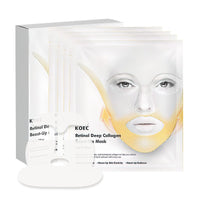 4pcs Deep Collagen Retinol Tension Boost Up Mask Set, V-Line Lifting Face Tightening Mask, Korean Skincare