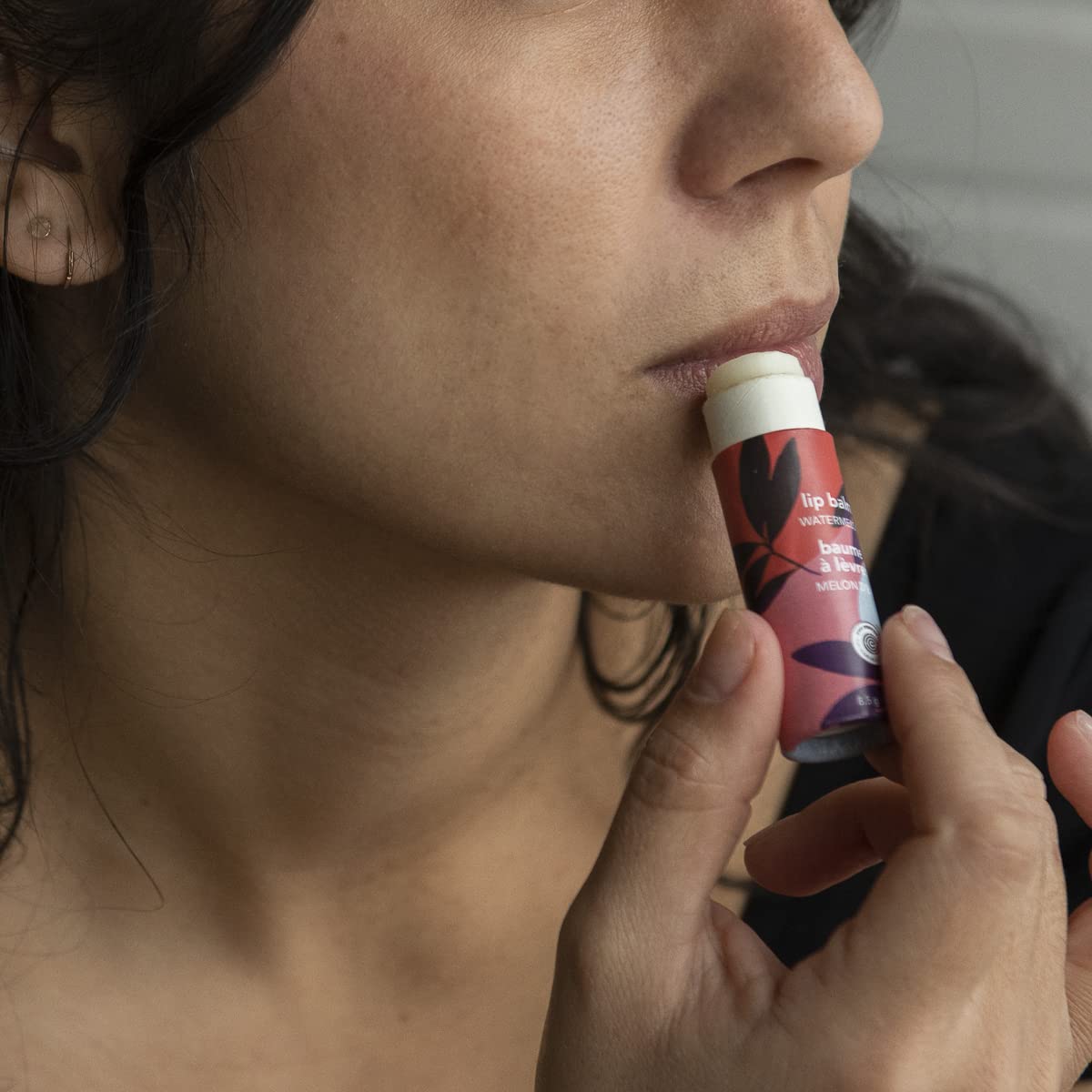 ATTITUDE Plastic-free Lip Balm, EWG Verified Plant- and Mineral-Based Ingredients, Vegan and Cruelty-free, Watermelon, 8.5 g