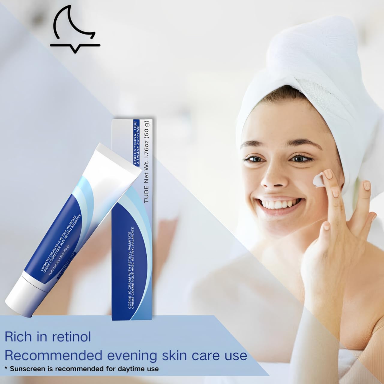 ISBEAUSOLS Retinol Cream Face Moisturiser-Face Cream For Women-Night Cream For Women Anti Aging-Skincare with Retinol and Vitamin A-Face Care for Smooths,Firming and Long Lasting Hydrating