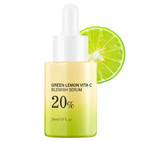 Tongyend Green Lemon Vitamin C Serum for Face, Blemish Serum, Dark Spot Correcting Glow Serum, Brighenting Face Serum for Hyperpigmentation, Fade Acne Marks, Improve Dullness, Shrink Pores, 30ml