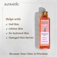 Auravedic Kumkumadi Oil, 100 Ml. Kumkumadi Face oil for Glowing Skin
