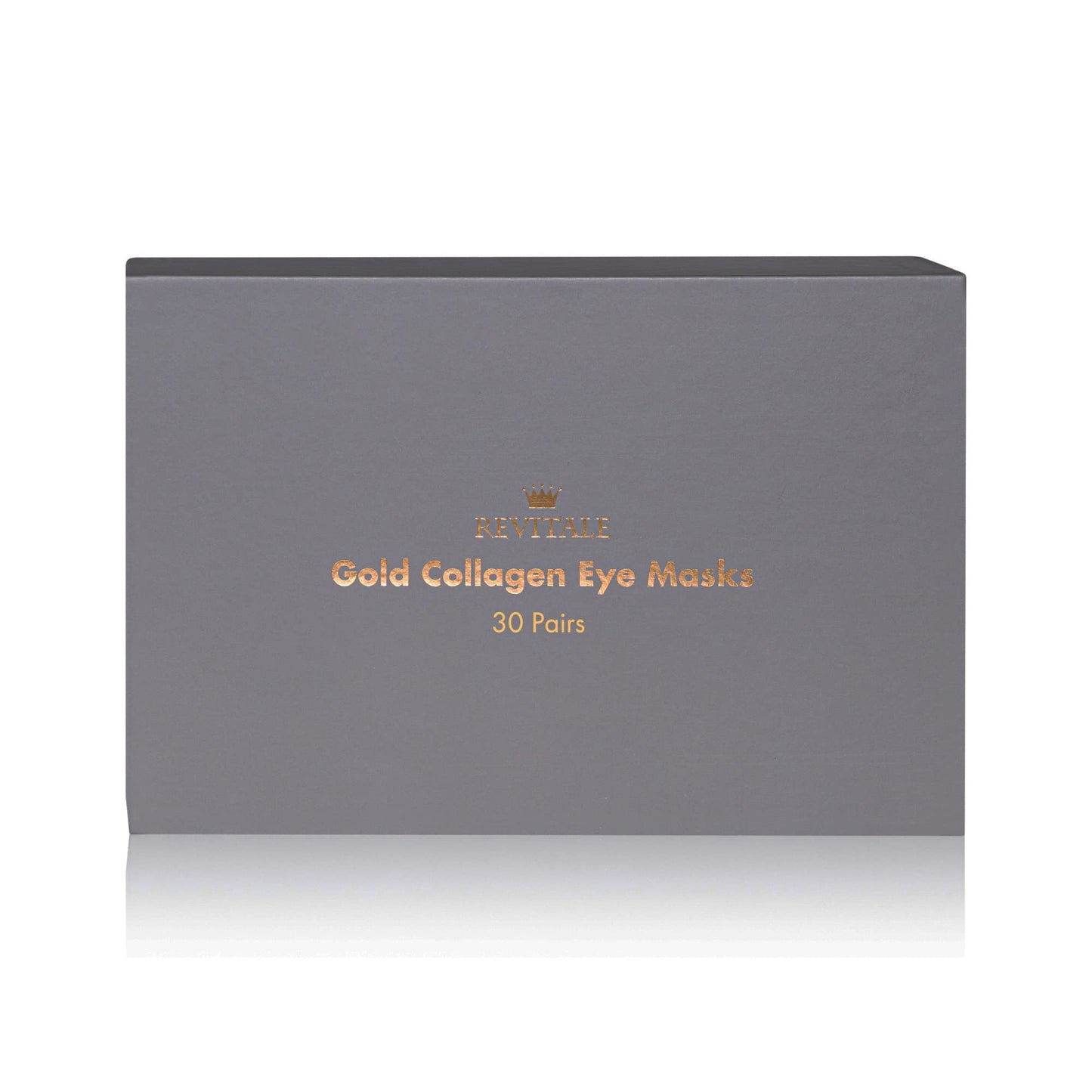 Revitale 24k Gold Under EYE Patches Collagen Gel Mask, Nourishes, Firms & Hydrates, Puffy Eyes & Dark Circles, Hyaluronic Acid (30 Pack)