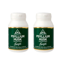 Bio-health Bio-Health Psyllium Duo Husk Pure Powdered Husk Food Supplement, Support for Healthy Intestinal Function and Healthy Cholesterol Levels, Additive Free 2 x 120 Capsules