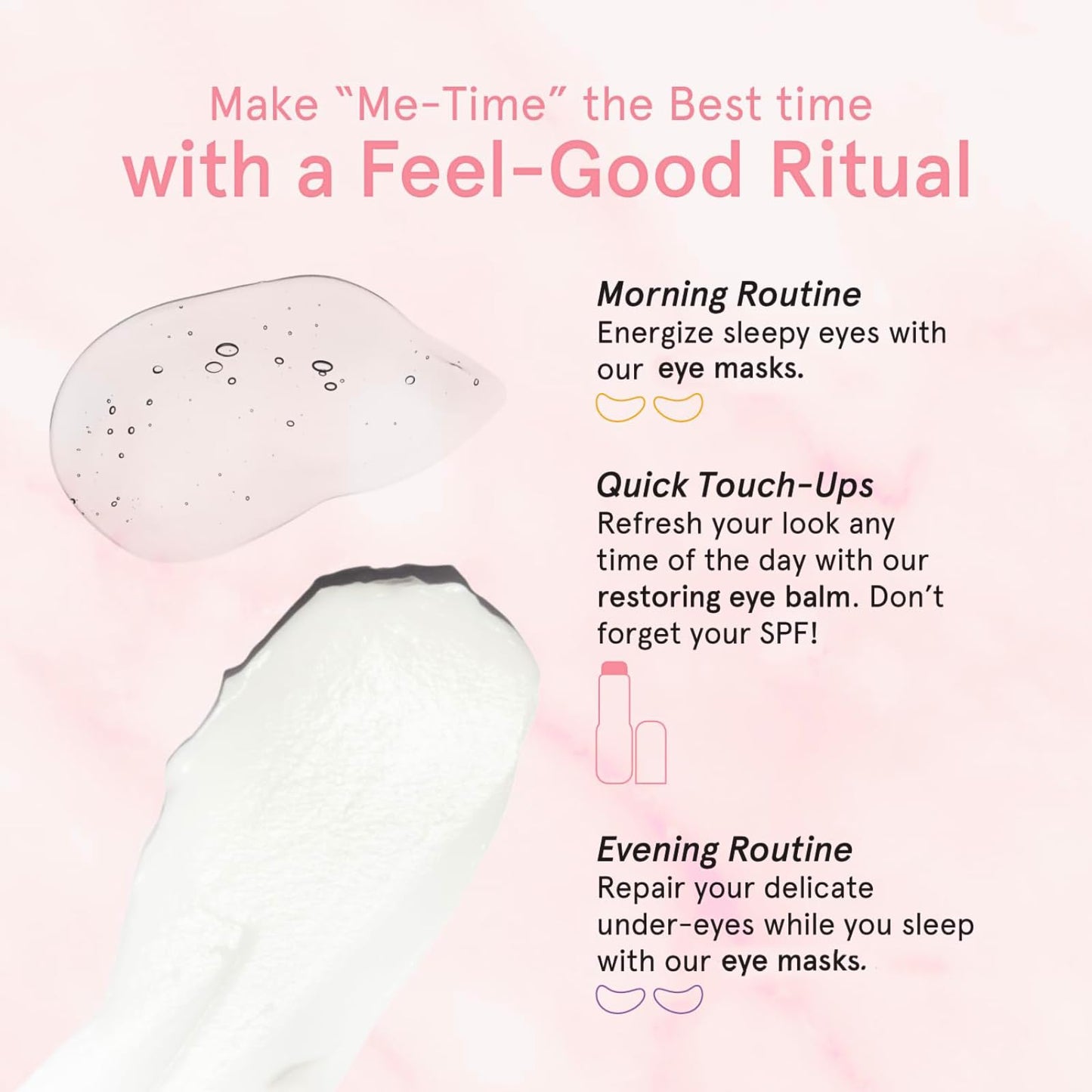 Under Eye Brightener Balm Stick - Retinol & Caffeine Eye Cream For Dark Circles And Puffy Eyes, Wrinkles, Eye Bags Remover Women - Instantly Hydrate And Brighten Under Eye Cream - Vegan Skincare
