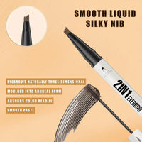 QinZiEn Eyebrow Pencil with Eyebrow Gel,2-In-1 Eyebro/w Pen and Brow Brush,Light Brown Eyeb/row Pencil,Waterproof Eyeb/row Pe/ncil,Eyebr/ow Filler,Long Lasting Brow Pe/n,Eyebr/ow P/en for Beginners