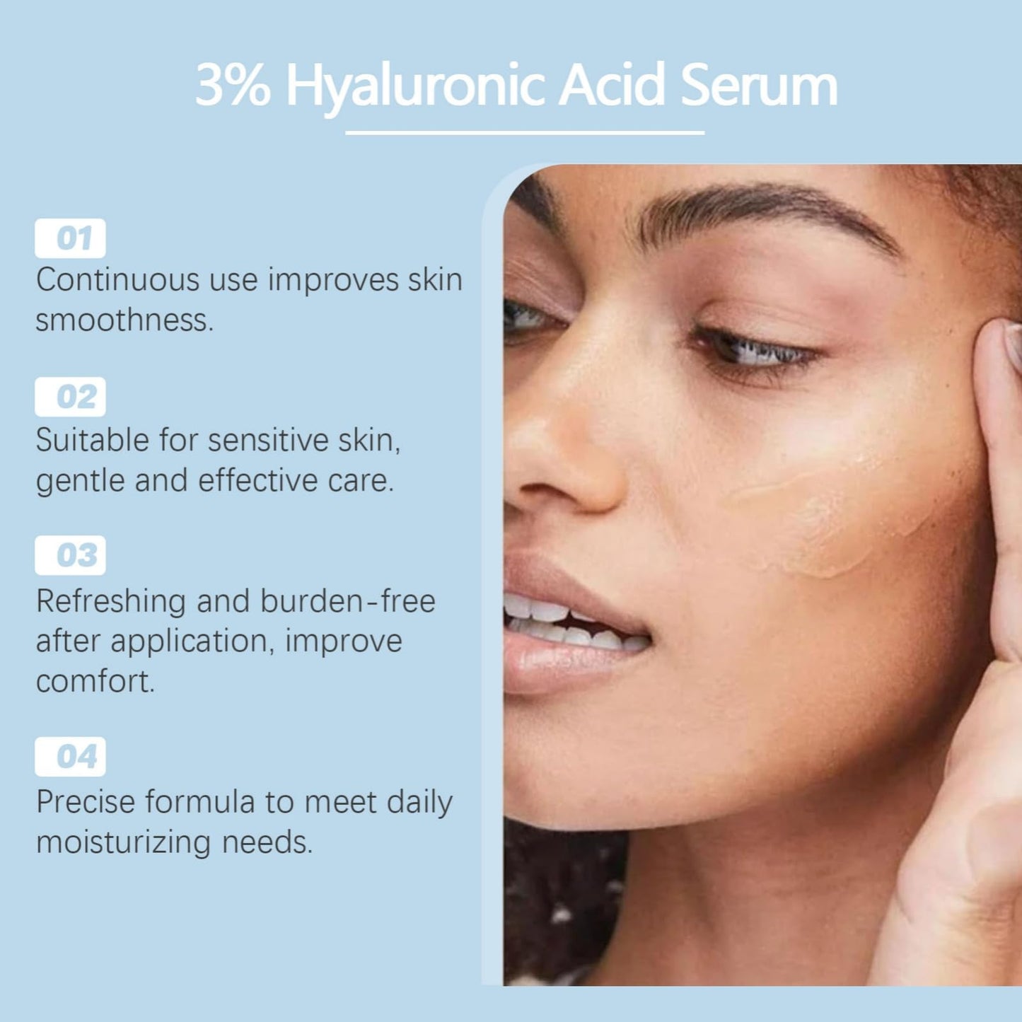 30PCS 3% Hyaluronic Acid Serum Ultra-Hydrating Vials,3% Hyaluronic Acid Tubes,3% Hyaluronic Acid Serum Moisturizing Facial Serum,Hyaluronic Serum,Anti Aging Serum for Face,Anti Wrinkle Serum for Women