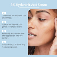 30PCS 3% Hyaluronic Acid Serum Ultra-Hydrating Vials,3% Hyaluronic Acid Tubes,3% Hyaluronic Acid Serum Moisturizing Facial Serum,Hyaluronic Serum,Anti Aging Serum for Face,Anti Wrinkle Serum for Women