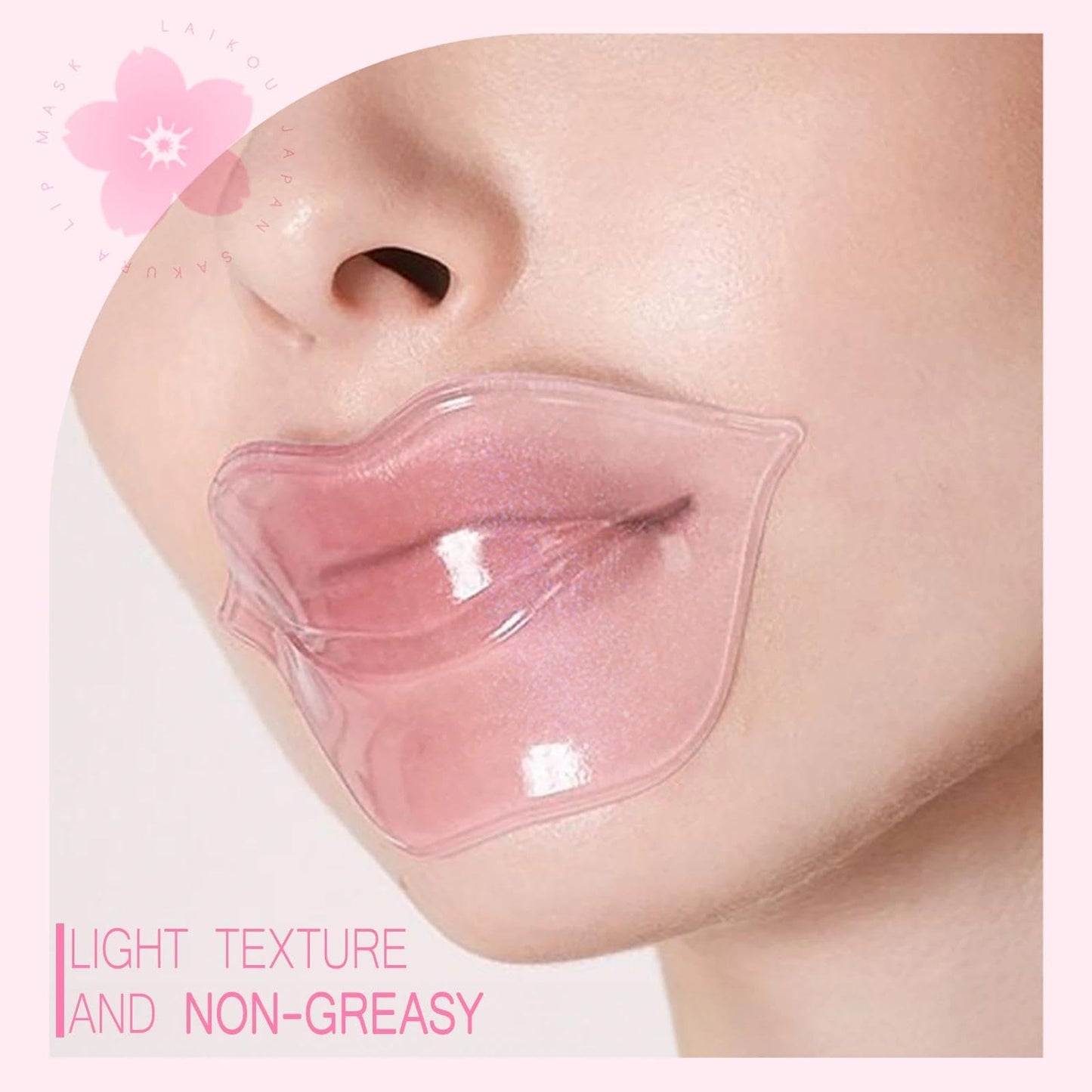 Maggikey Sakura Skincare Set For Women. Inspired By Japan, It Has Serum, Cleanser, Eye Cream, Cream, Plus Face And Lip Masks For Skin Tending