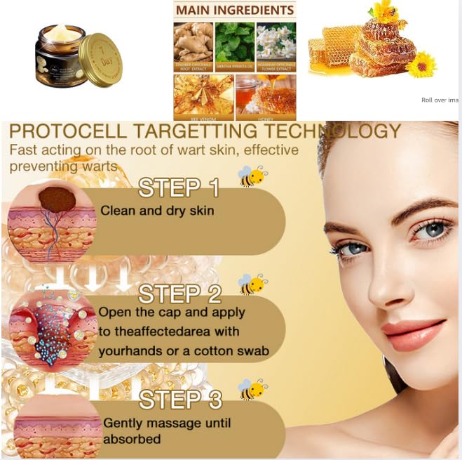 FHRKZZ 7Day Multi-Effect Al-in-One Skincare Cream, Powerful All-Body Skin Cream,MoisturizeProfessional Bee Venom Cream Repair,,Bee Venom Body & Face Cream for All Skin Types