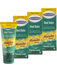 Dermatonics Fast-Acting Manuka Honey Heel Balm | Nourishing Formula for Rough and Cracked Heels | Hydrates and Softens Dry Feet | Suitable for Diabetics | 125 ml