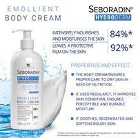 SEBORADIN Seboradin Hydroderm Body Lotion Body Cream For Sensitive Dry Atopic Skin Moisturising Lotion For Women And Men Body Care With Shea Butter And Aloe Vera 400ml