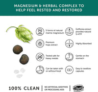 Night Time Complex – Together Health – Marine Magnesium – Griffonia & Hops Extracts – Vegan Friendly – Made in The UK - 60 Vegecaps