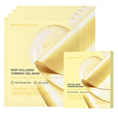 TBeautfave Glass Skin Collagen Mask - Deep Hydration Face Mask - Korean Skincare Face Masks for Firming & Moisturising (Turmeric mask, Unscented)