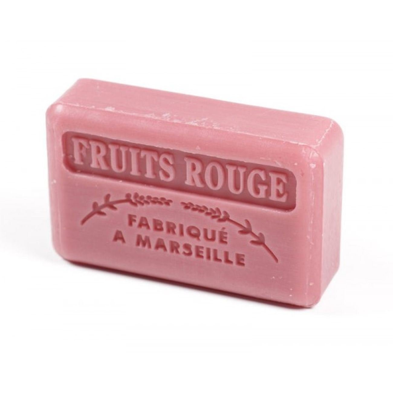 125g Savon De Marseille Soap - Red Fruits (Fruits Rouge)